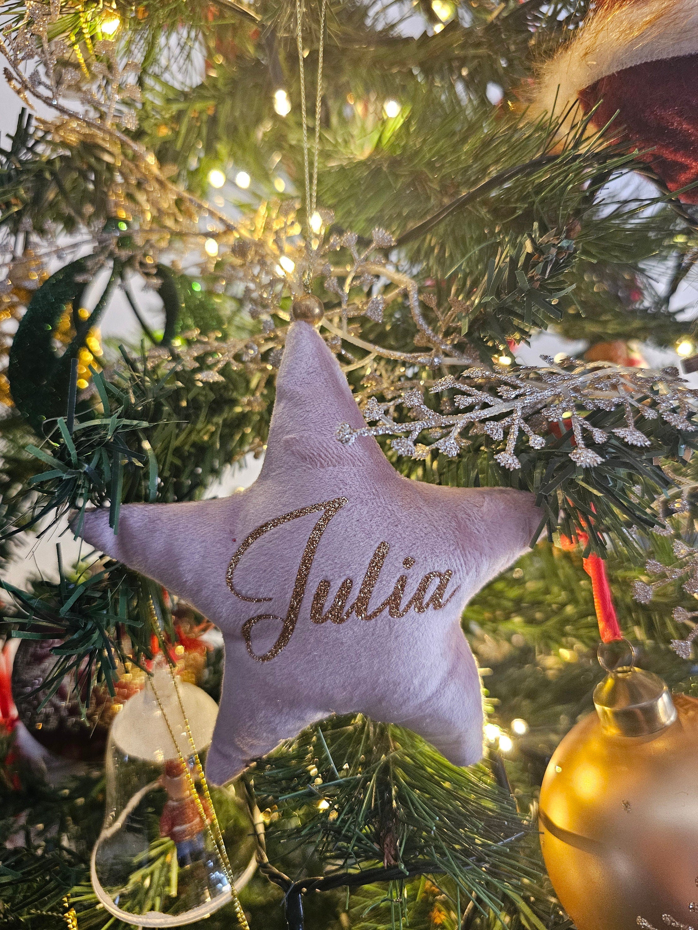 Étoile de Noël - Suspension de Noël - Ornements sapin de Noël