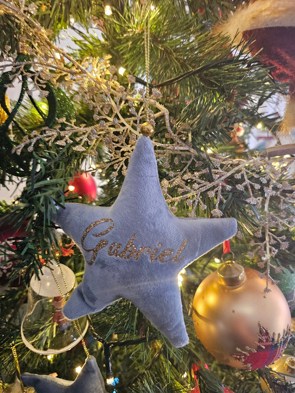 Étoile de Noël - Suspension de Noël - Ornements sapin de Noël