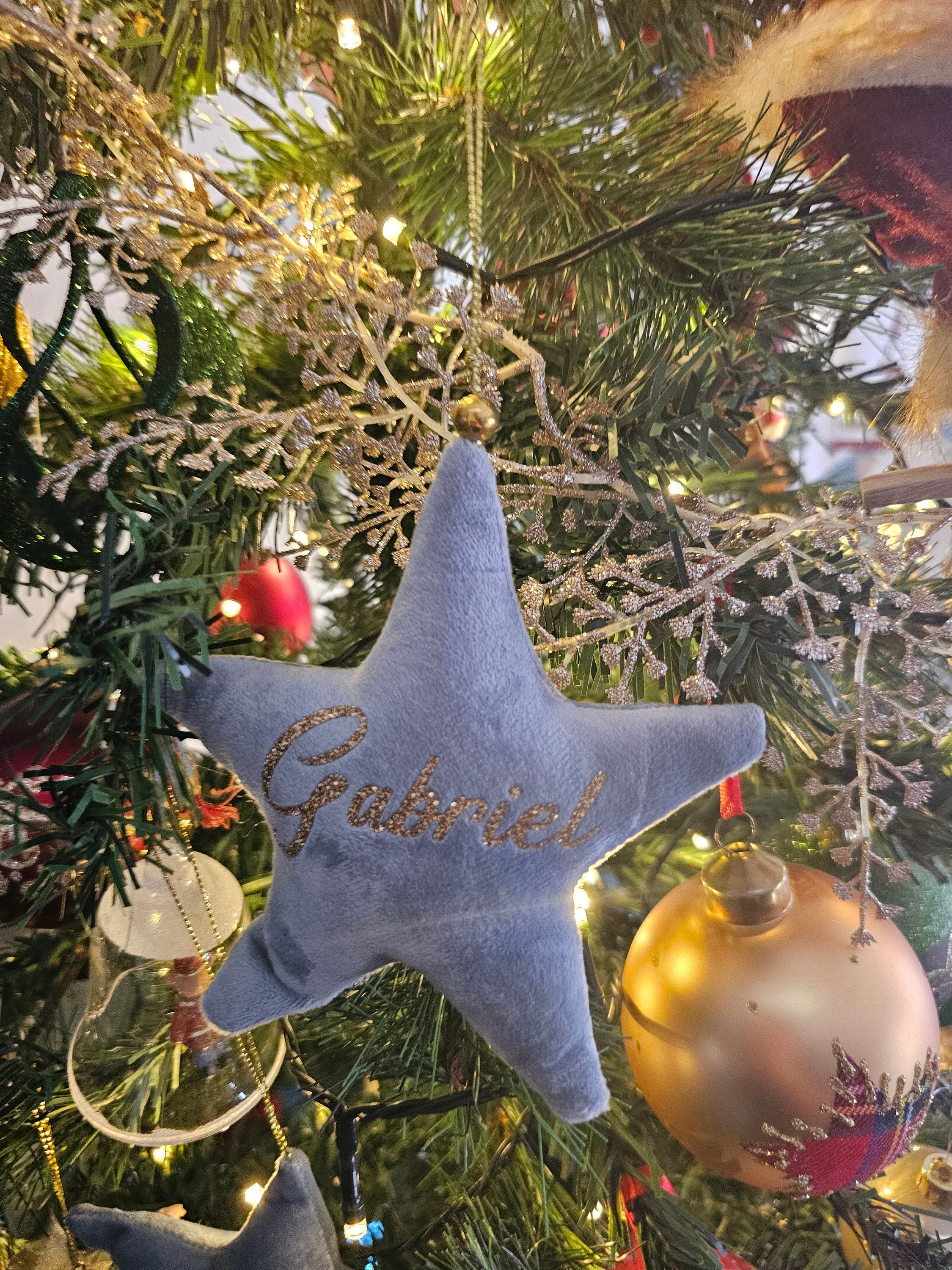 Étoile de Noël - Suspension de Noël - Ornements sapin de Noël
