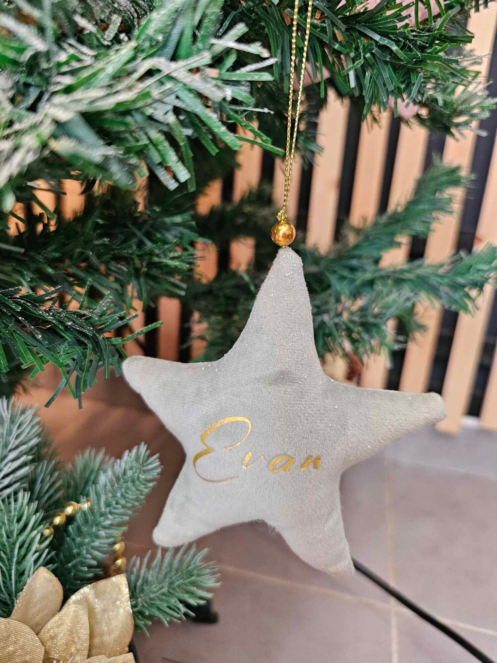 Étoile de Noël - Suspension de Noël - Ornements sapin de Noël