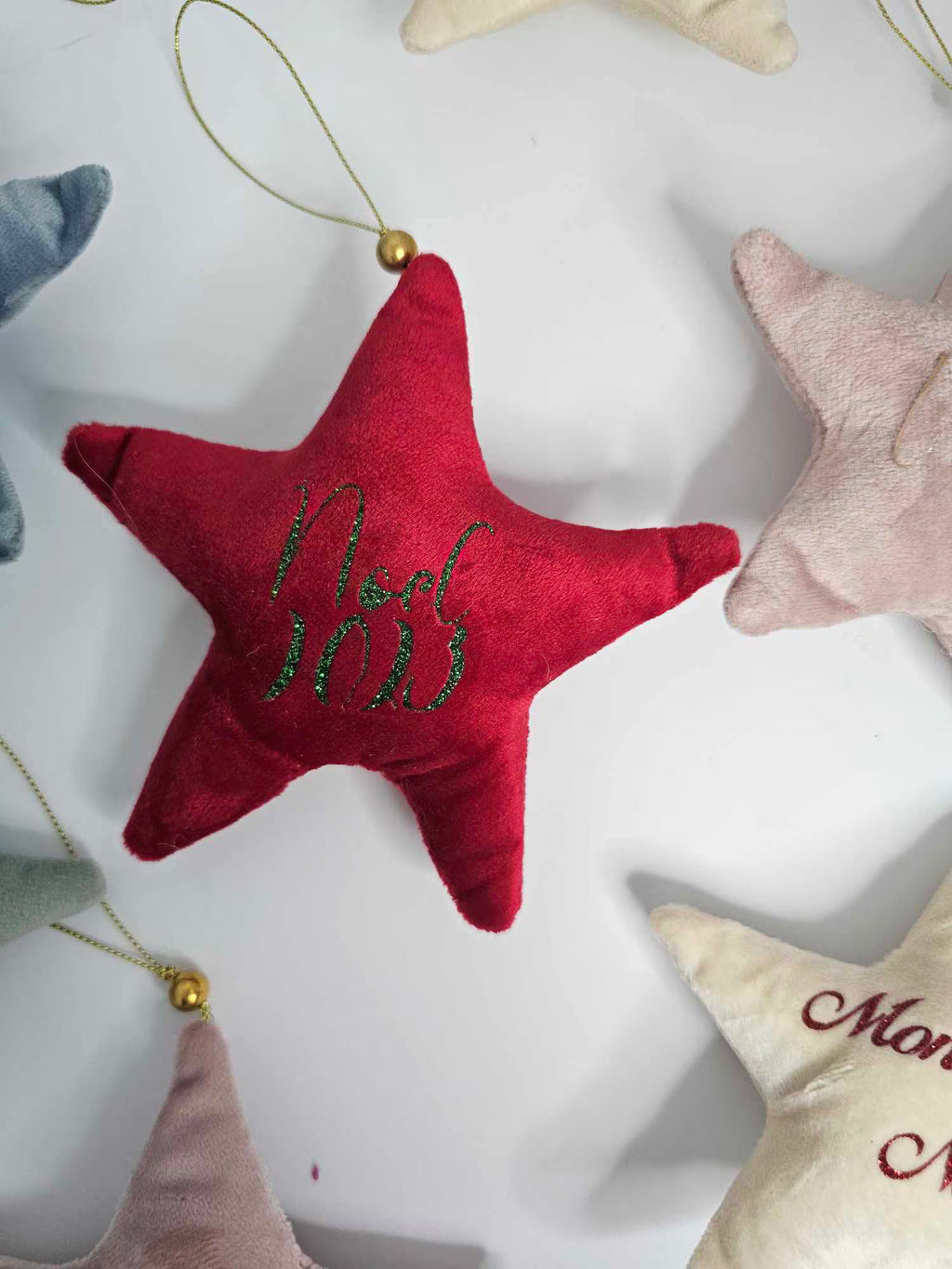 Étoile de Noël - Suspension de Noël - Ornements sapin de Noël