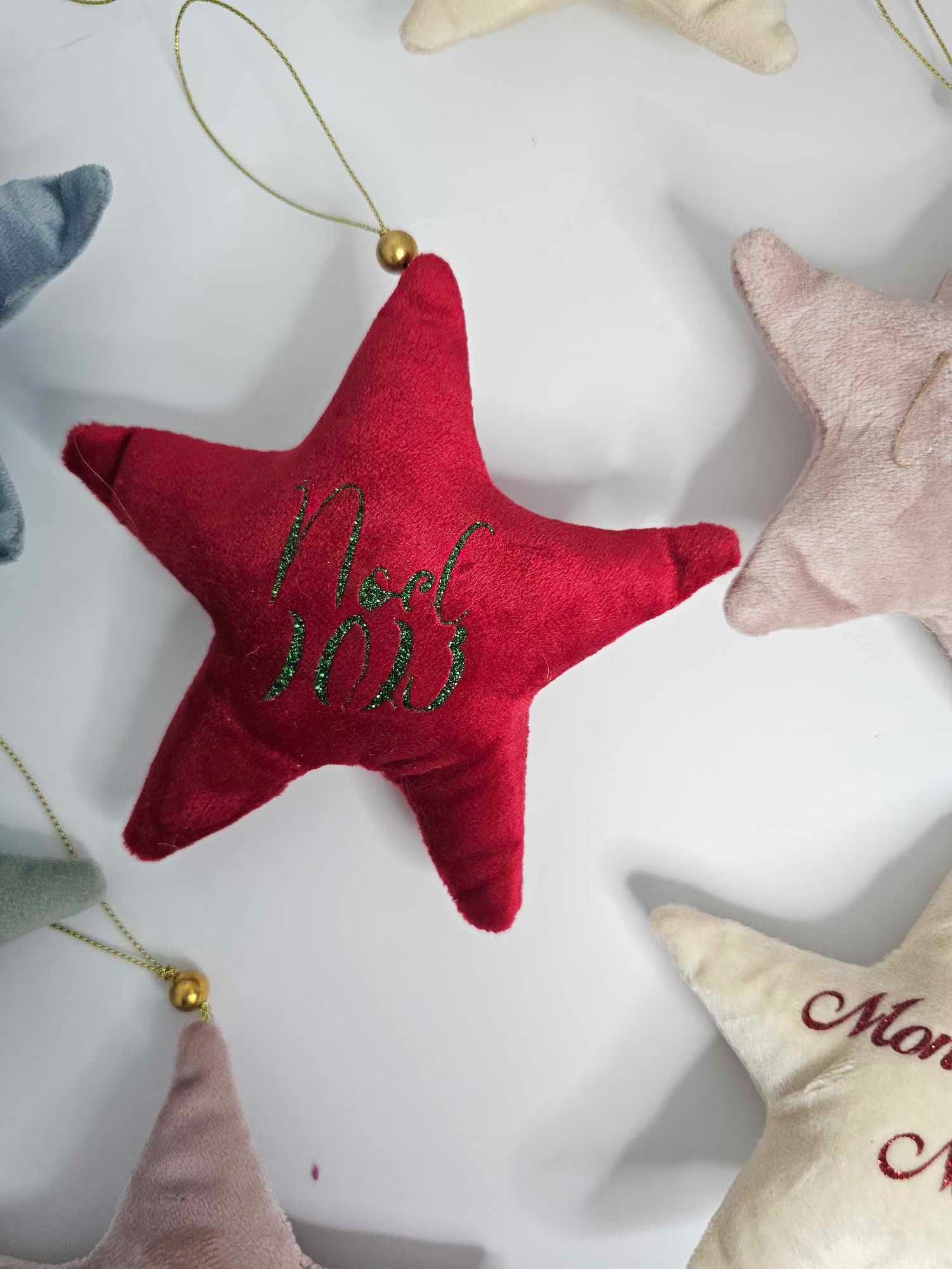 Étoile de Noël - Suspension de Noël - Ornements sapin de Noël